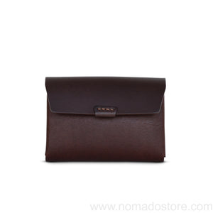 .Urukust Compact Wallet (Dark brown) - NOMADO Store