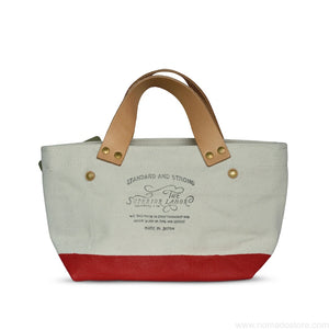 The Superior Labor Engineer Bag Petite Natural/Red Paint PRE-ORDER - NOMADO Store