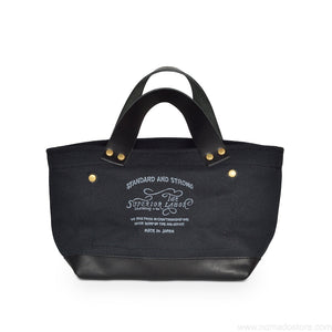 The Superior Labor Engineer Bag Petite Ltd Edition Black canvas black leather - NOMADO Store
