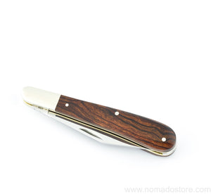 Taylor's Eye Witness Single Blade Gentleman’s Pocket Knife - Desert Ironwood scales & work back. - NOMADO Store