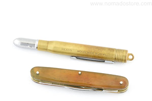 Taylor's Eye Witness 3" Plain Pen Knife - Rams horn & Work back. - NOMADO Store