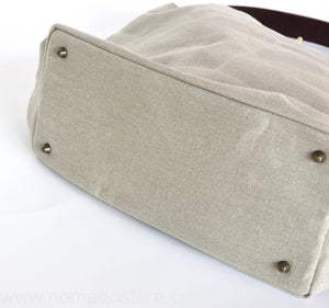 Marineday Minifish Linen Canvas Shoulder Bag (Natural) - NOMADO Store