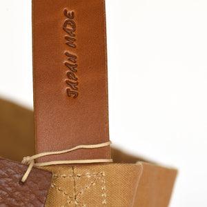 Marineday Fishfly Linen Canvas Shoulder Bag (Mustard) - NOMADO Store