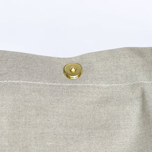 Marineday Fishfly Linen Canvas Shoulder Bag (Natural) - NOMADO Store
