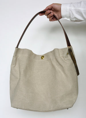 Marineday Minifish Linen Canvas Shoulder Bag (Natural) - NOMADO Store