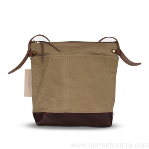 The Superior Labor Leather Bottom Shoulder Bag Large Deep (7 colours) - NOMADO Store