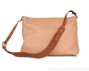 .urukust Leather Shoulder Bag S Beige Brown - NOMADO Store