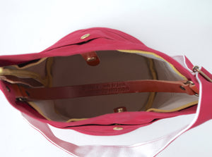 Marineday Roots Bucket Shoulder Bag (Red) - NOMADO Store 