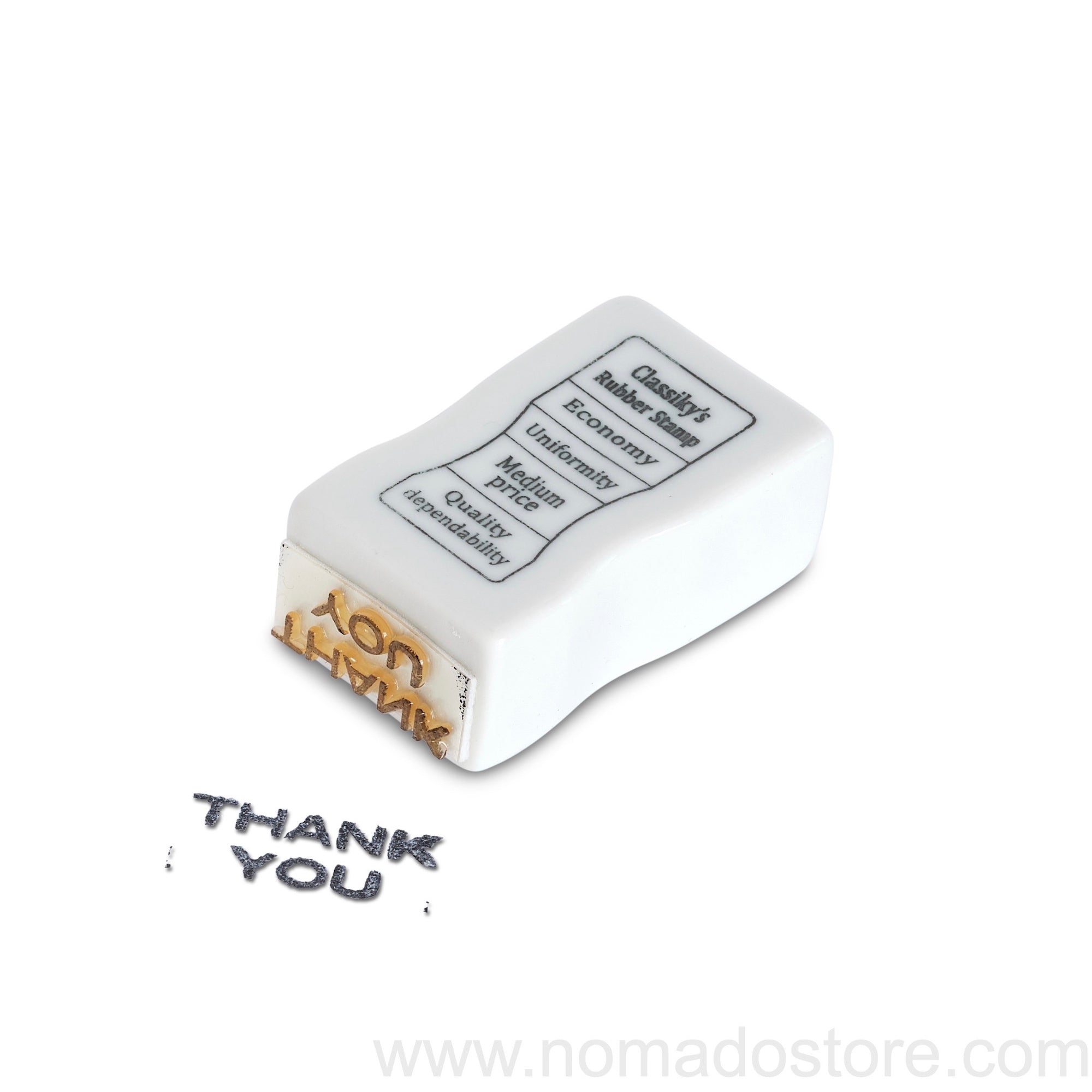 Classiky Porcelain stamp (THANK YOU). - NOMADO Store 