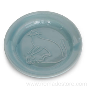 Classiky Toranekobonbon Oval Round Dish (Cat/3 colours) - NOMADO Store