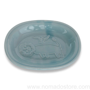 Classiky Toranekobonbon Oval Small Dish (Lion/3 colours) - NOMADO Store 