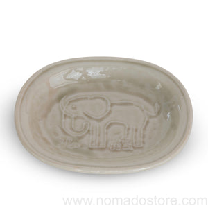Classiky Toranekobonbon Oval Small Dish (Elephant/3 colours) - NOMADO Store