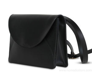 i ro se Fold Mini Shoulder Bag (Black) - NOMADO Store