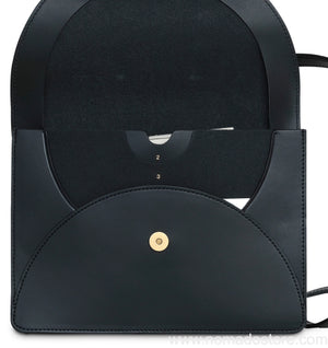 i ro se Fold Mini Shoulder Bag (Black) - NOMADO Store 
