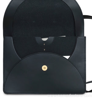 i ro se Fold Mini Shoulder Bag (Black) - NOMADO Store