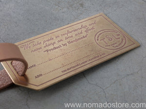 The Superior Labor x Nomado Store Brass Luggage Tag - NOMADO Store