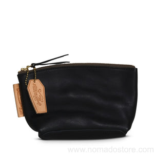 The Superior Labor new leather pouch Size L (natural, light brown, black) - NOMADO Store