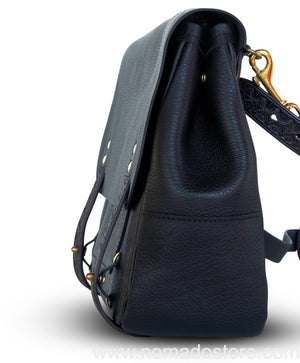 Nanala Design Small Postman Bag (Dual Strap) - Black PRE-ORDER - NOMADO Store