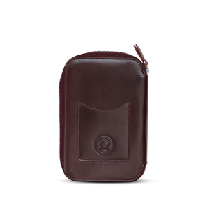 Ateliers Phileas Henro Cordovan Zipped Organiser (burgundy)