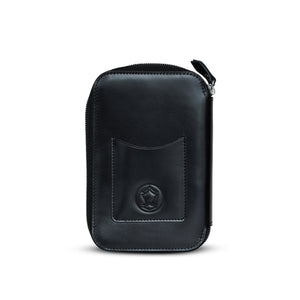 Ateliers Phileas Henro Cordovan Zipped Organiser (black)