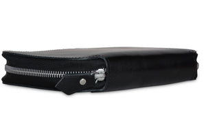 Ateliers Phileas Henro Leather Zipped Organiser (black)