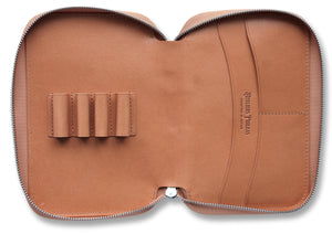 Ateliers Phileas Henro Leather Zipped Organiser (natural)