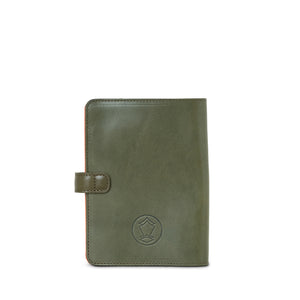 Ateliers Phileas Yokohama Leather A6 Notebook Cover (blue, orange, green)