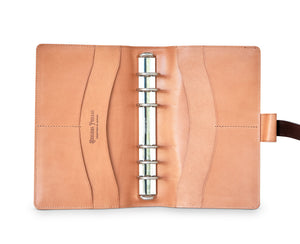 Ateliers Phileas Tokaido Leather Ring Organiser (chocolate/natural)