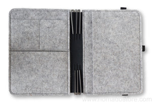 Roterfaden Taschenbegleiter (black/black) Generous A5 - NOMADO Store