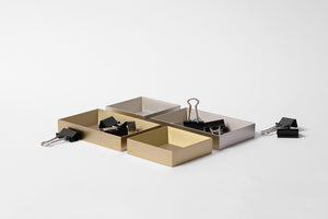 12 organiser - satin gold finish - NOMADO Store