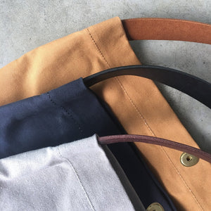 Marineday Fishfly Linen Canvas Shoulder Bag (Mustard) - NOMADO Store