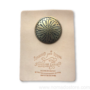 The Superior Labor Brass Circle Concho (2 sizes/designs) - NOMADO Store