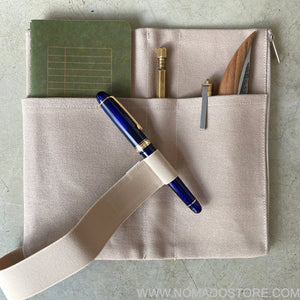 Yamamoto Paper RO-BIKI NOTE CANVAS COVER (mint green)