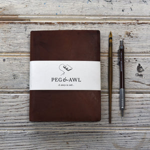 Peg & Awl The Harper Journal (Brown/Large) - NOMADO Store