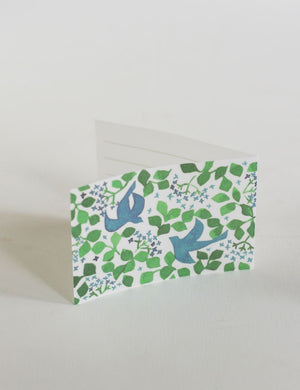 Ten to Sen Folded Card (Message Bird or Little Garden) (10 pieces)