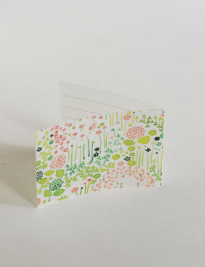 Ten to Sen Folded Card (Message Bird or Little Garden) (10 pieces)