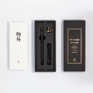 Ystudio Portable Ballpoint Pen Black - NOMADO Store