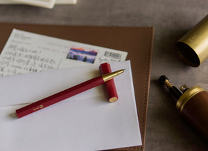 Ystudio Resin Rollerball Pen (Red) - NOMADO Store