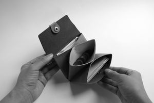 .Urukust Compact Wallet (Black) - NOMADO Store