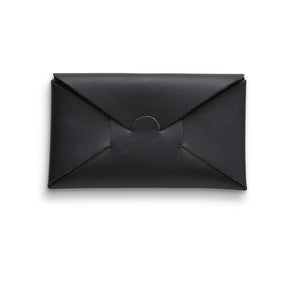 i ro se Seamless Long Wallet (Black leather) - NOMADO Store