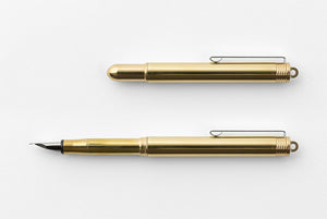 Traveler's Company BRASS - Fountain Pen Solid Brass - NOMADO Store
