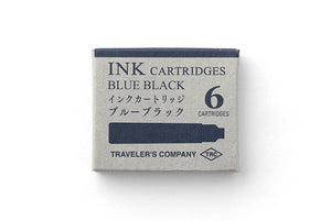 Traveler's Company fountain pen Ink Cartridges Blue Black - NOMADO Store 