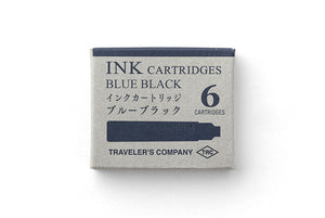 Traveler's Company fountain pen Ink Cartridges Blue Black - NOMADO Store