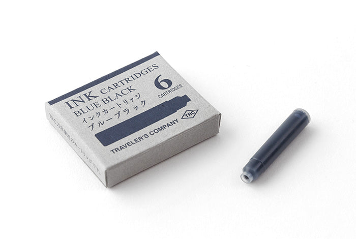 Traveler's Company fountain pen Ink Cartridges Blue Black - NOMADO Store 