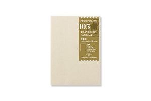 Midori Traveler's Notebook Passport size - 005. Lightweight Paper Refill Passport Size - NOMADO Store