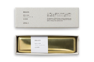 Midori Traveler's Company BRASS - Pencase Solid Brass - NOMADO Store