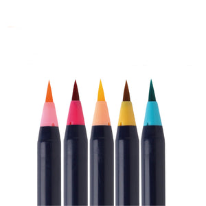 Akashiya Sai Watercolour Brush Pen 5 colour set (Spring)