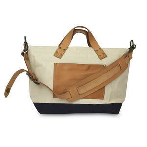 The Superior Labor Engineer Shoulder bag S natural body navy paint PRE-ORDER - NOMADO Store