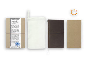 Midori Traveler's Notebook - Starter Kit Brown - NOMADO Store
