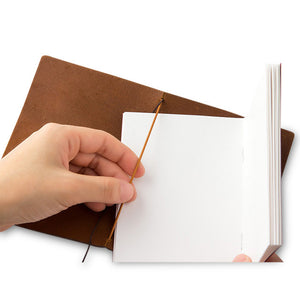 Midori Traveler's Notebook Passport size - Starter kit Camel - NOMADO Store